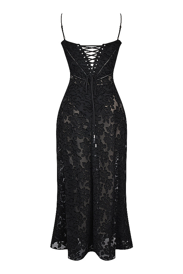 Ewa - Haftowana Maxi Sukienka w Stylu Boho