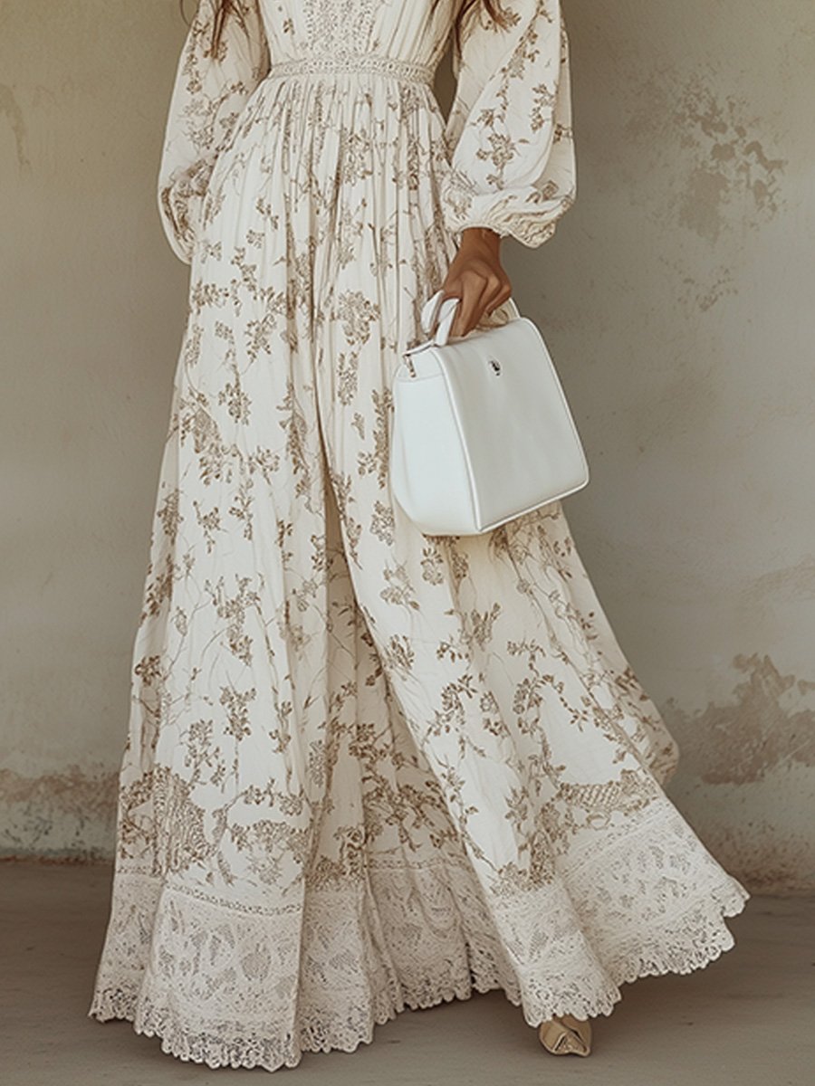 Liliana - Letnia Sukienka Boho w Kwiaty