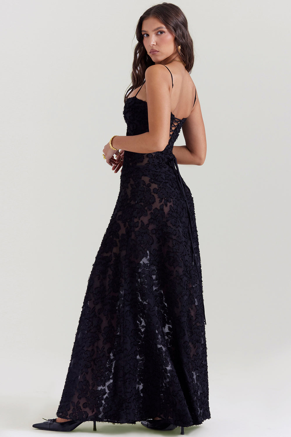 Ewa - Haftowana Maxi Sukienka w Stylu Boho
