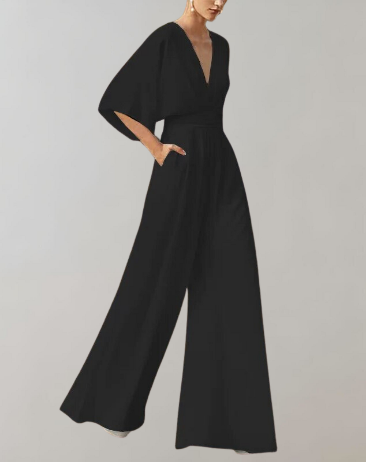 Tova – Wygodny kombinezon damski z szerokimi nogawkami w stylu casual chic