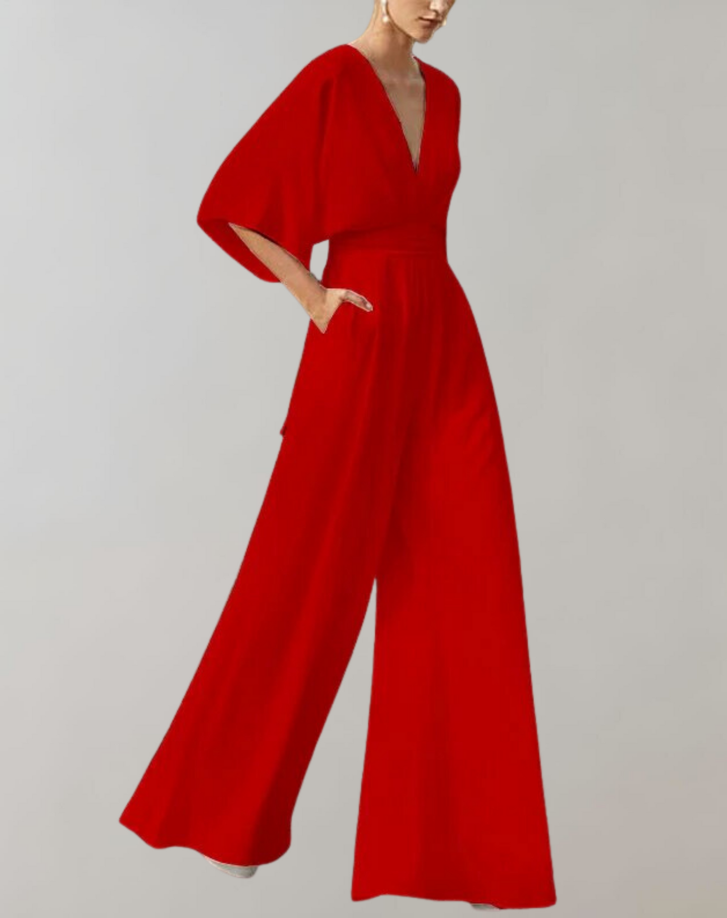 Tova – Wygodny kombinezon damski z szerokimi nogawkami w stylu casual chic