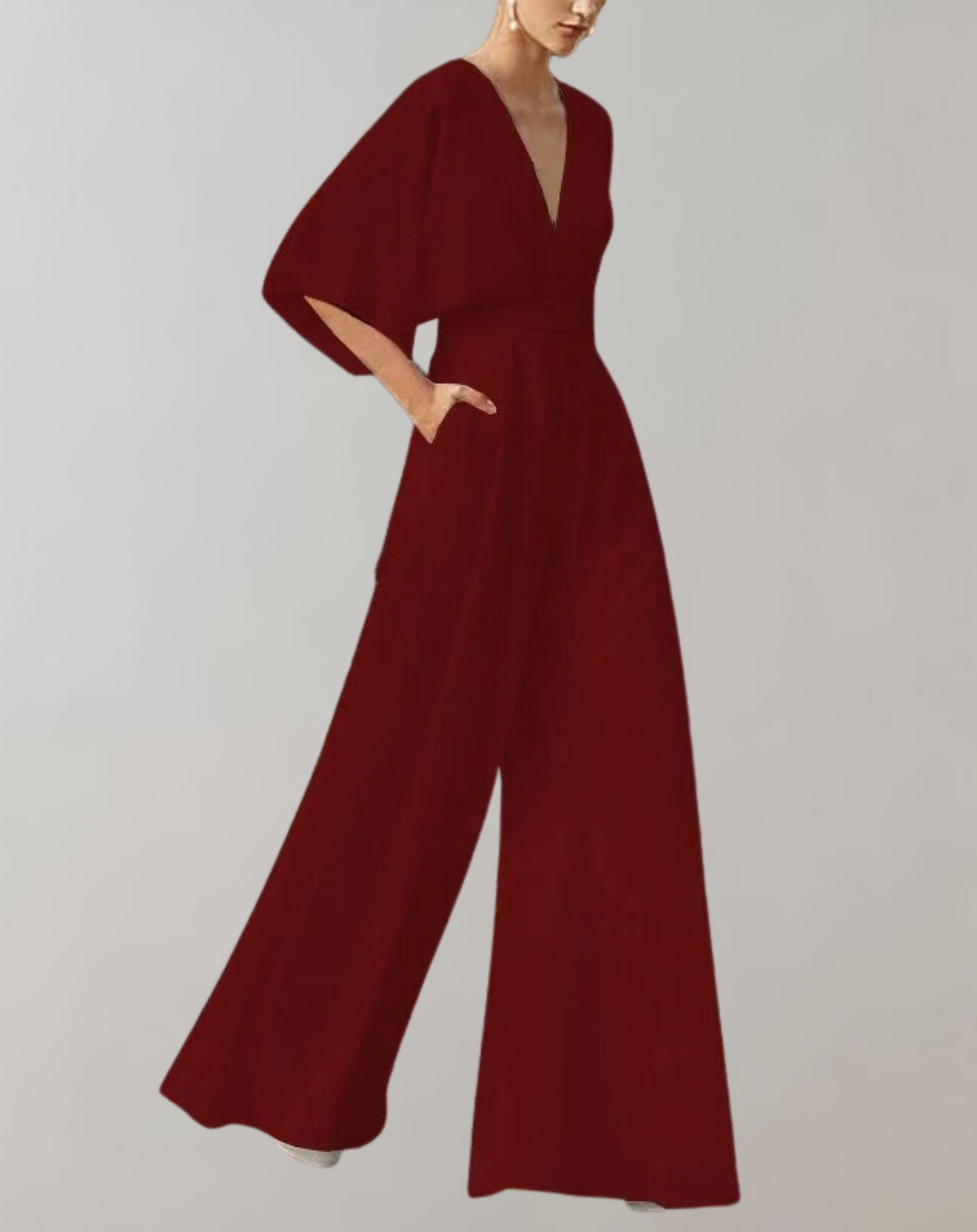 Tova – Wygodny kombinezon damski z szerokimi nogawkami w stylu casual chic