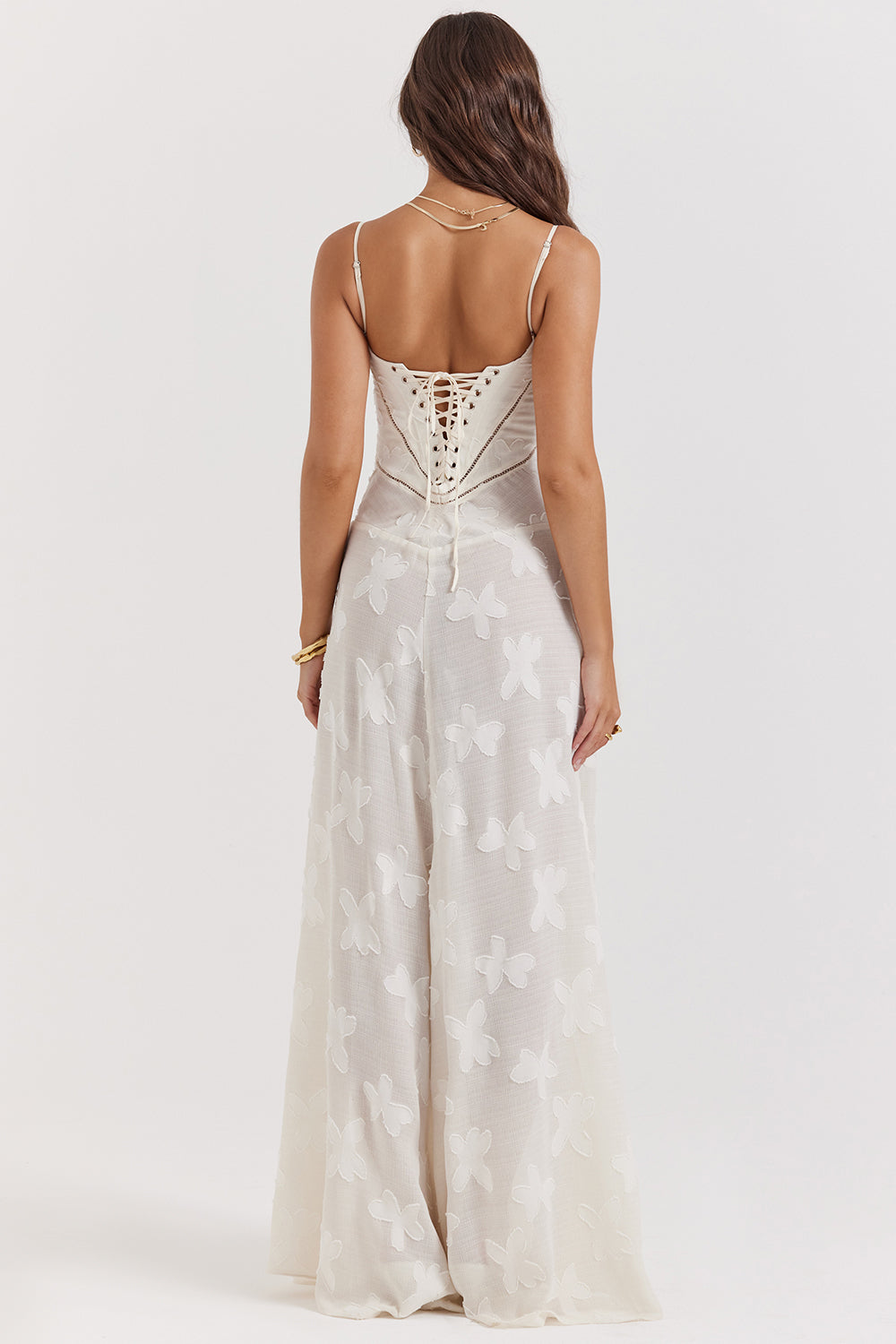 Ewa - Haftowana Maxi Sukienka w Stylu Boho