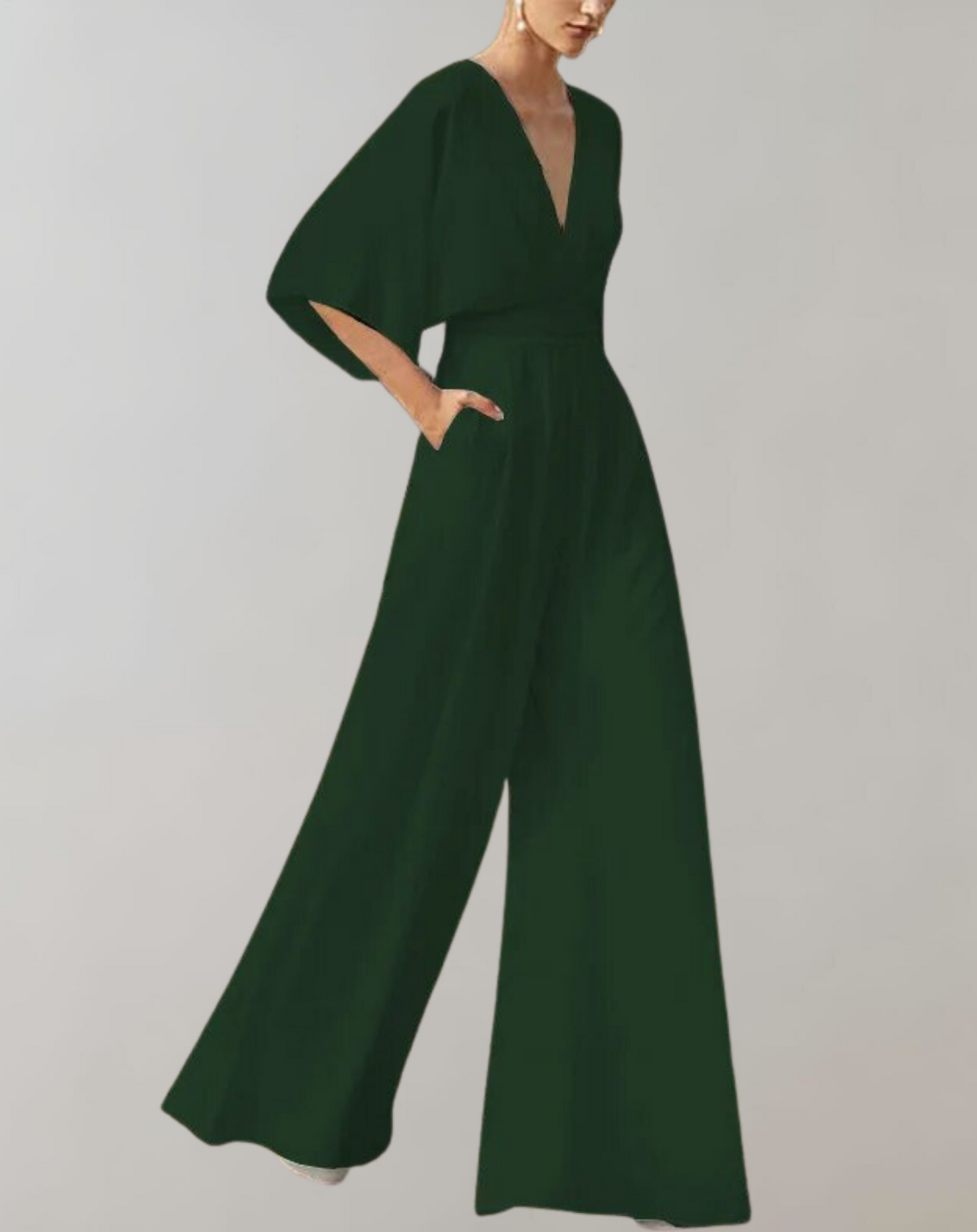 Tova – Wygodny kombinezon damski z szerokimi nogawkami w stylu casual chic
