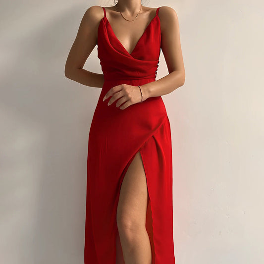 Elżbieta - Elegancka Zwiewna Sukienka Maxi w Stylu Boho