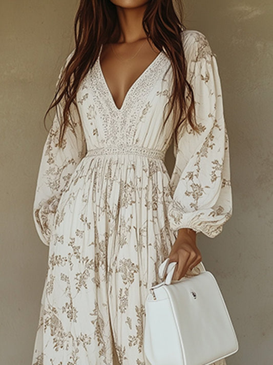 Liliana - Letnia Sukienka Boho w Kwiaty