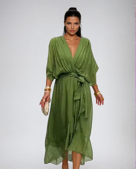 Zuzanna - Zwiewna Maxi Sukienka w Stylu Boho